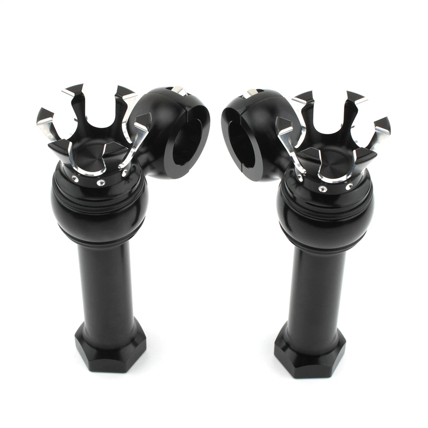 Front Handle Bar Riser Clamps Kit for Harley (Universal Fit)