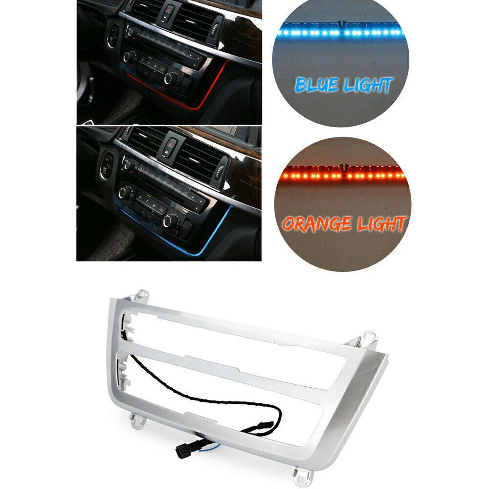 LED Dashboard Light for BMW 3 4 Series Silver LCI A/C Panel (2013-2019)