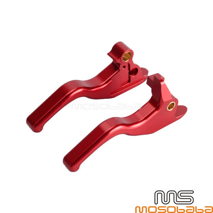 Red Brake Clutch Hand Levers for Harley Softail Slim FLSL FXBB (2018-2023)