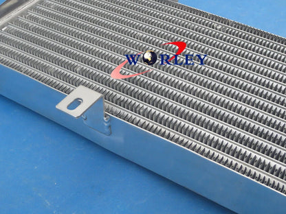 Universal 60mm Aluminum FMIC Turbo Intercooler Core 465x250x52mm + Fans