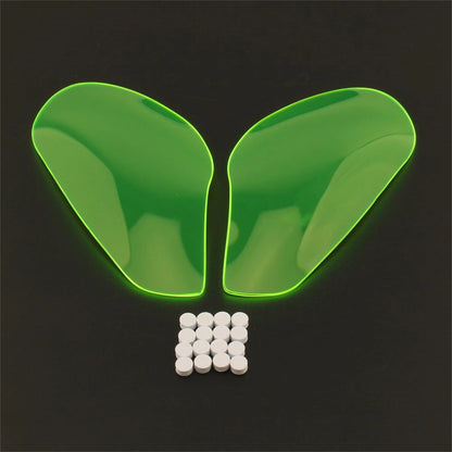 2 x Green Headlight Guard Lens for Triumph 765R 765RS (2020-2024)