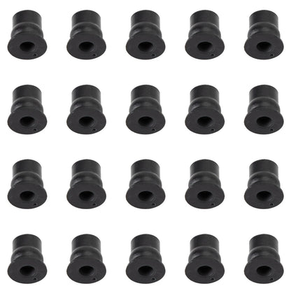 6 x Neoprene Rubber Nuts for M6 Vibration Damper Fairing Attachment
