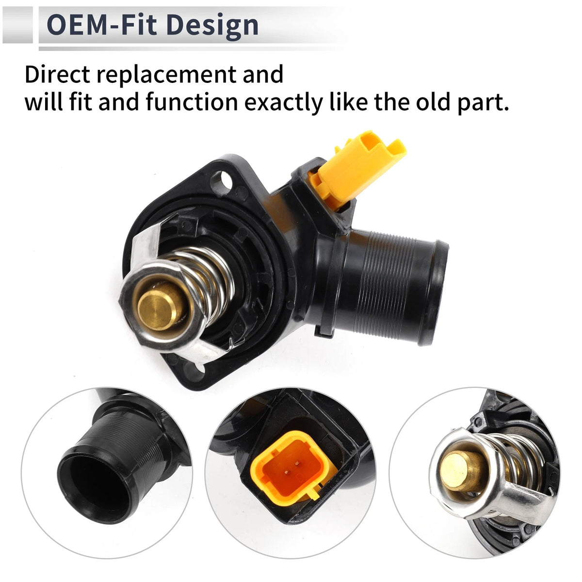 Engine Coolant Thermostat Housing for Peugeot 207, 1007 & Citroen C2 (2006-2014)