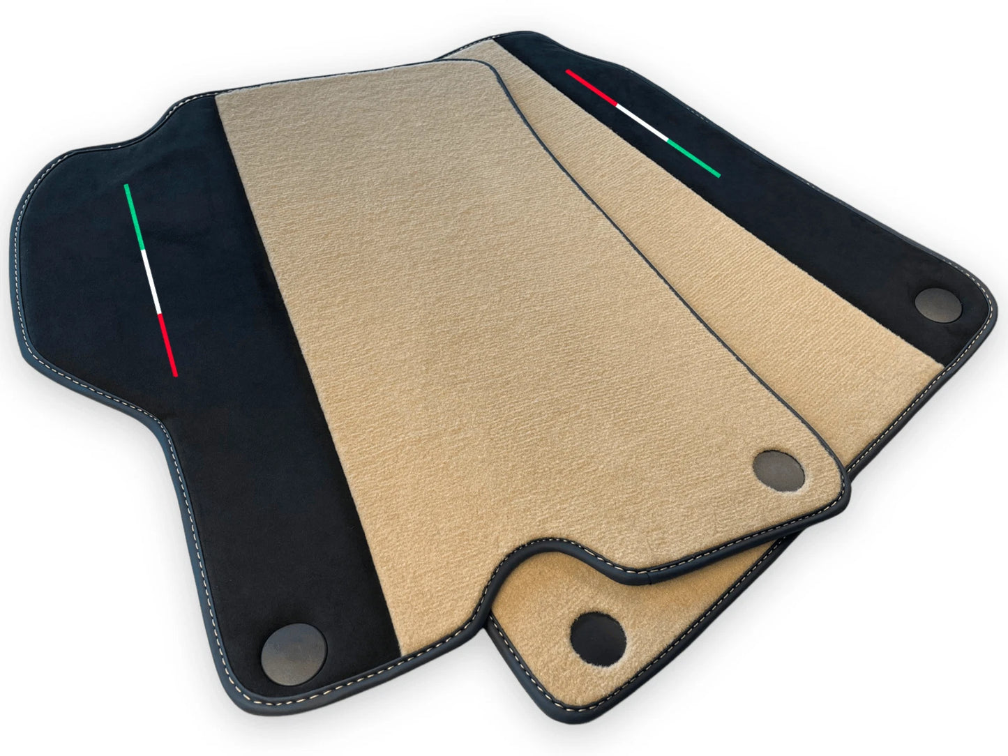 Beige Floor Mats for Ferrari California (2008-2014) - AutoWin Brand