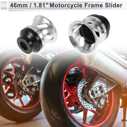 Slider Frame 2 Pcs 14mm Aluminum Alloy Motorcycle Slider Frame for Motorcycle