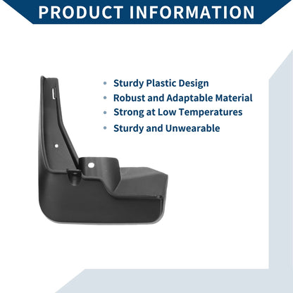 Mud Flaps Splash Guards 1 Set for Peugeot 2008 (2020-2022)