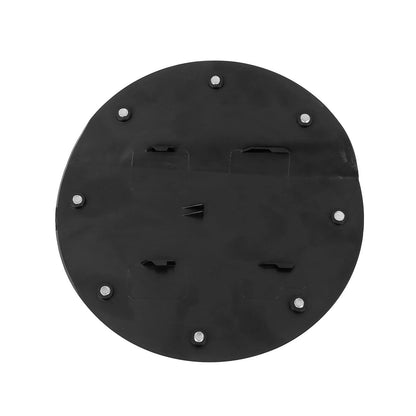 Gas Filler Cap Fuel Tank Door Cover Black for Ford Mustang (2015-2019)