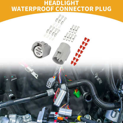 7 Pin Headlight Waterproof Connector Plug for Toyota Lexus