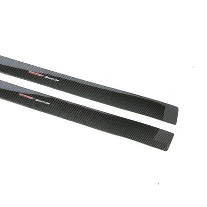 100% Carbon Fiber Door Sill Guard Plate Trim for Maserati GranTurismo GC 2008-19