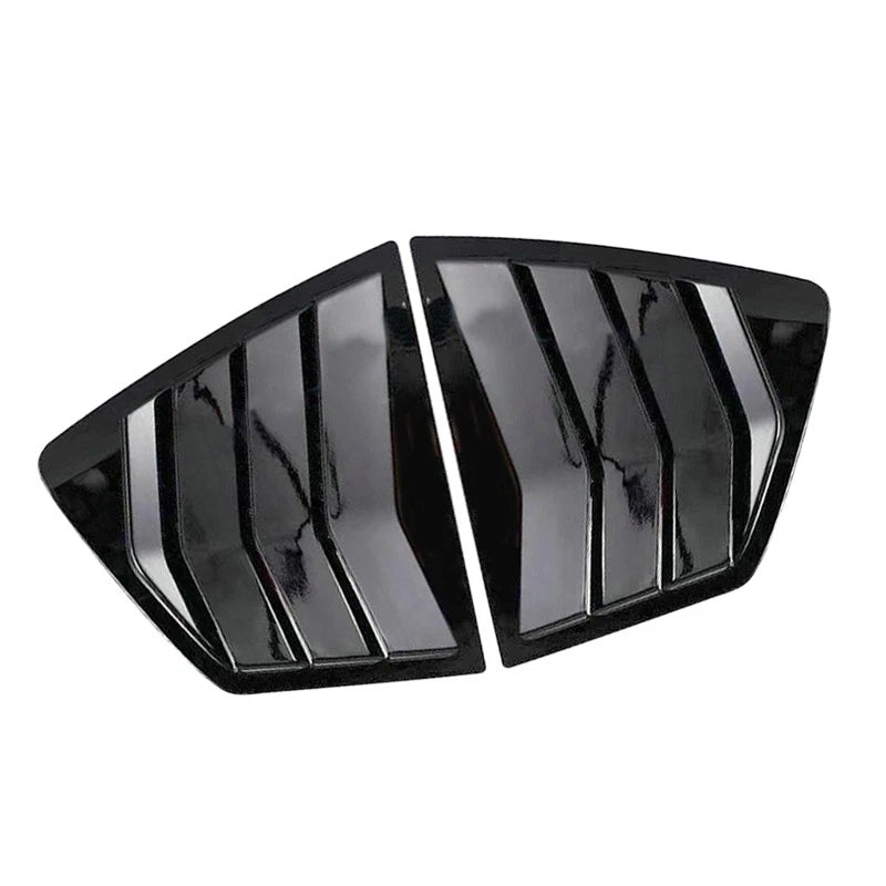 Gloss Black 1/4 Quarter Side Window Louver Cover for Honda Accord Sedan (2018-2023)