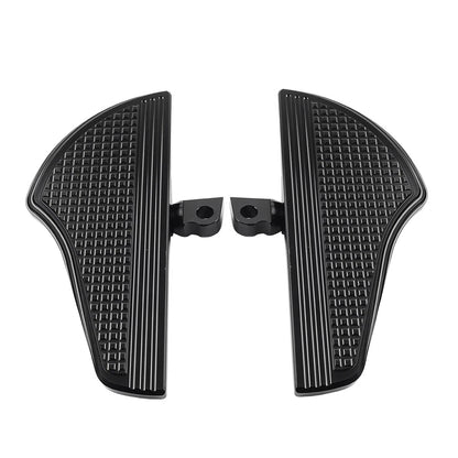 Black Footpeg Mini Floorboards for Harley Sportster Softail Touring (2004-2023)