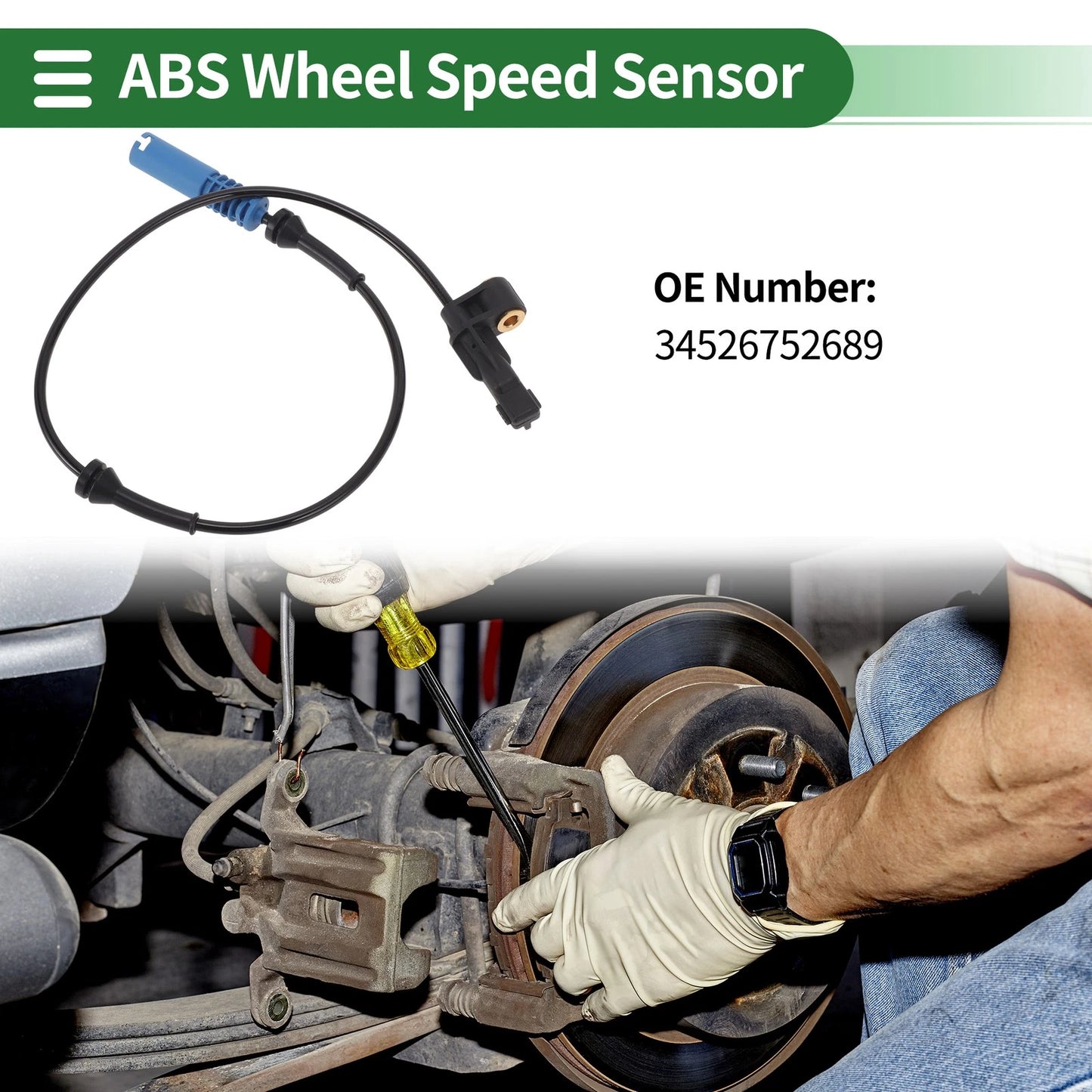 ABS Wheel Speed Sensor Front Left for BMW Z3 (2001 - 2002)