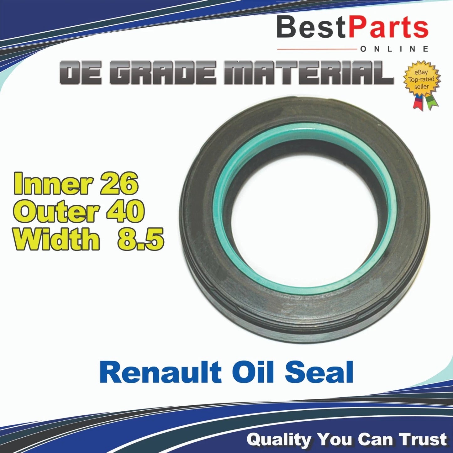 Oil Seal / 26x40x8 / Seal for Renault