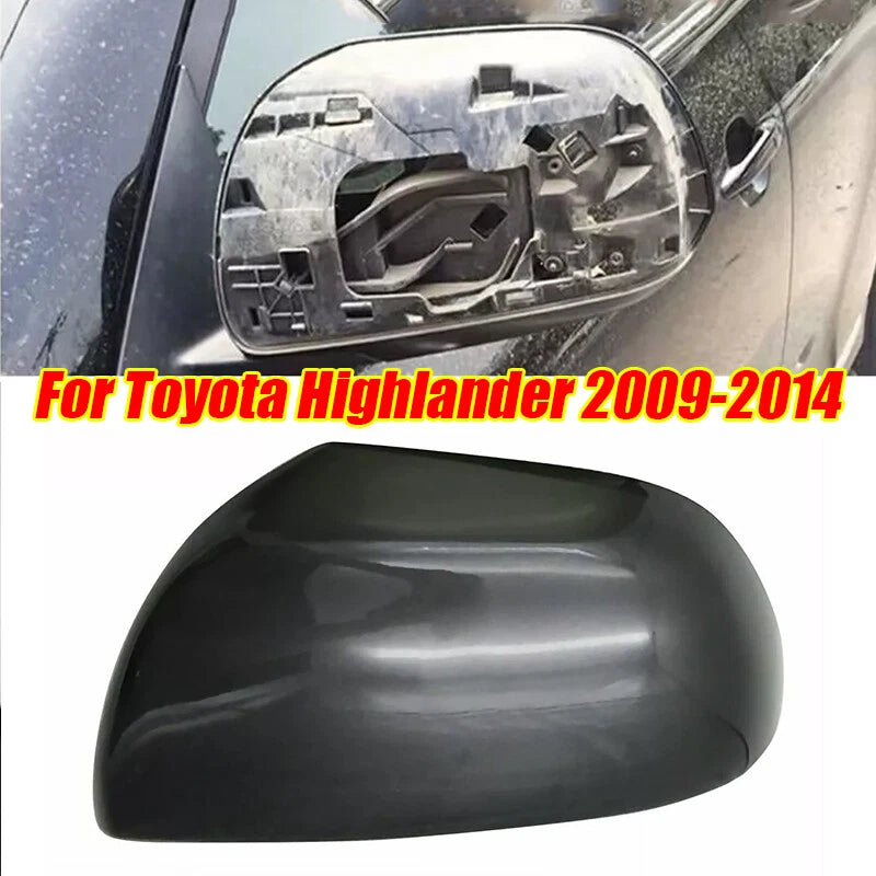 Left Side Rearview Mirror Cover Cap Gray for Toyota Highlander (2008–2013)