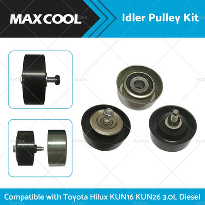 Idler Pulley Kit for Toyota Hilux KUN16 KUN26 3.0L Diesel 1KD-FTV (05-15)