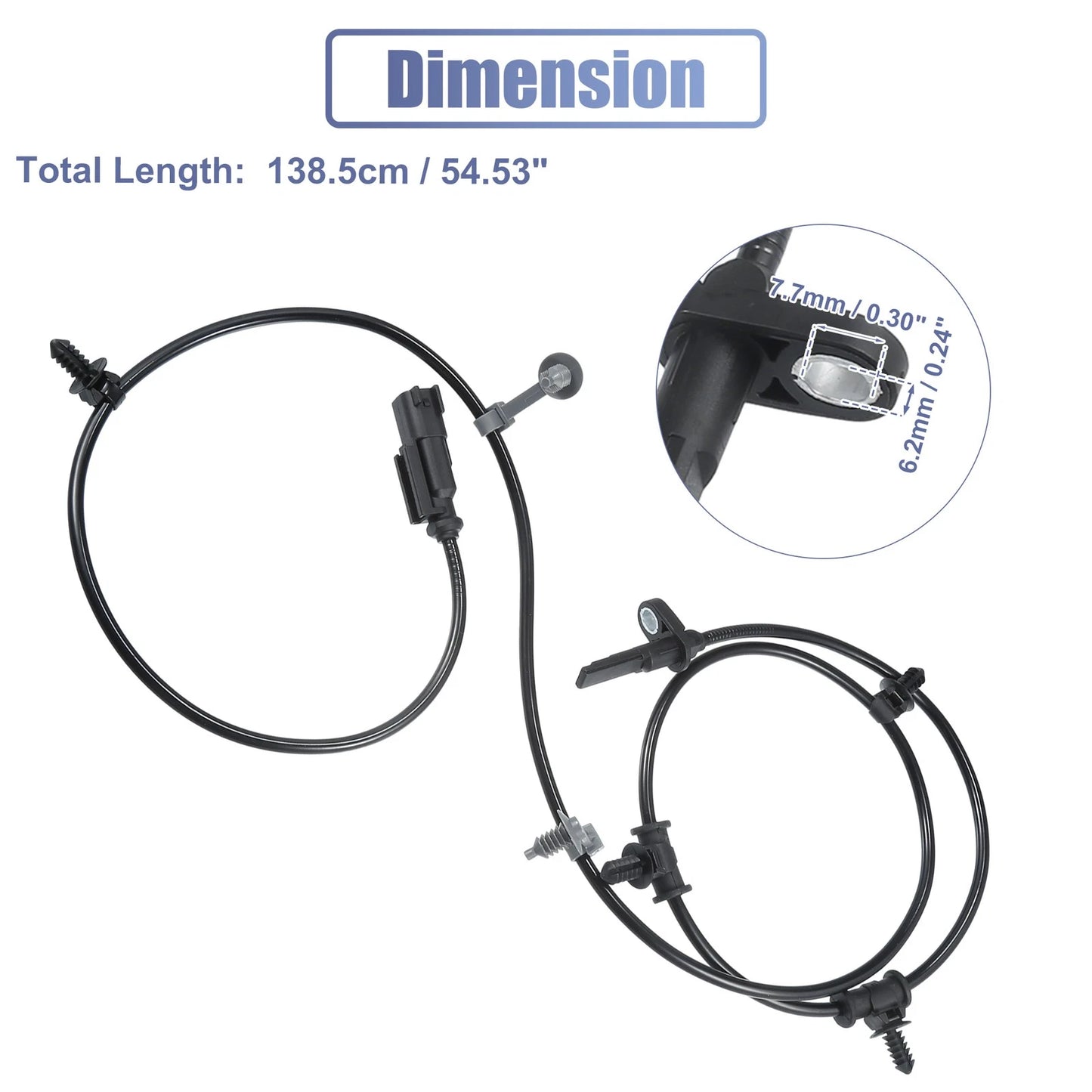 Rear Left ABS Wheel Speed Sensor for Ford Edge (2011-2014)