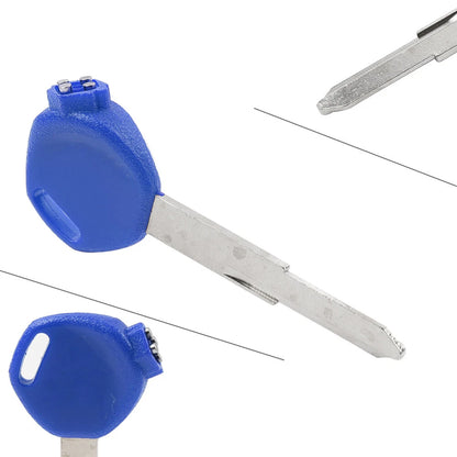 Uncut Blue Ignition Key for Honda PCX125, SH125, 150 (2010-2023)