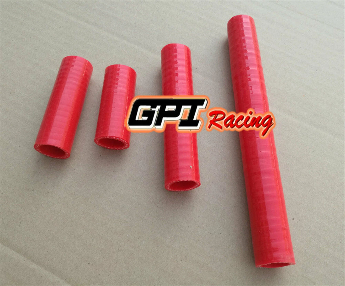 Silicone Radiator Hose for Kawasaki KX250 (1984) - Red