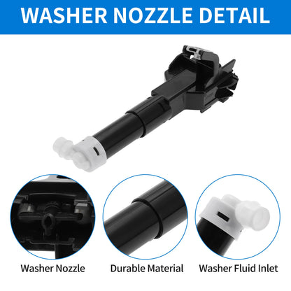 Driver Side Headlight Washer Nozzle for Toyota Prius XW30 (2009-2015)