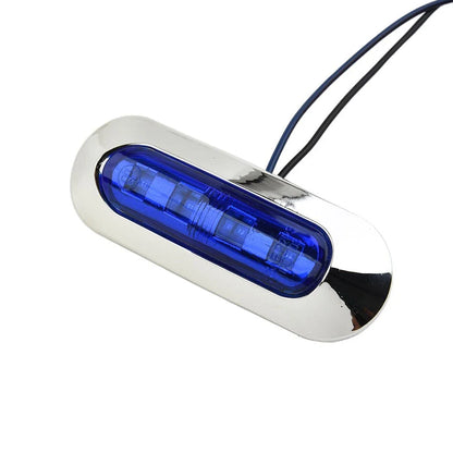 Lamp Marine Boat 12-24V 4PCS Blue Cabin Deck Courtesy Lights