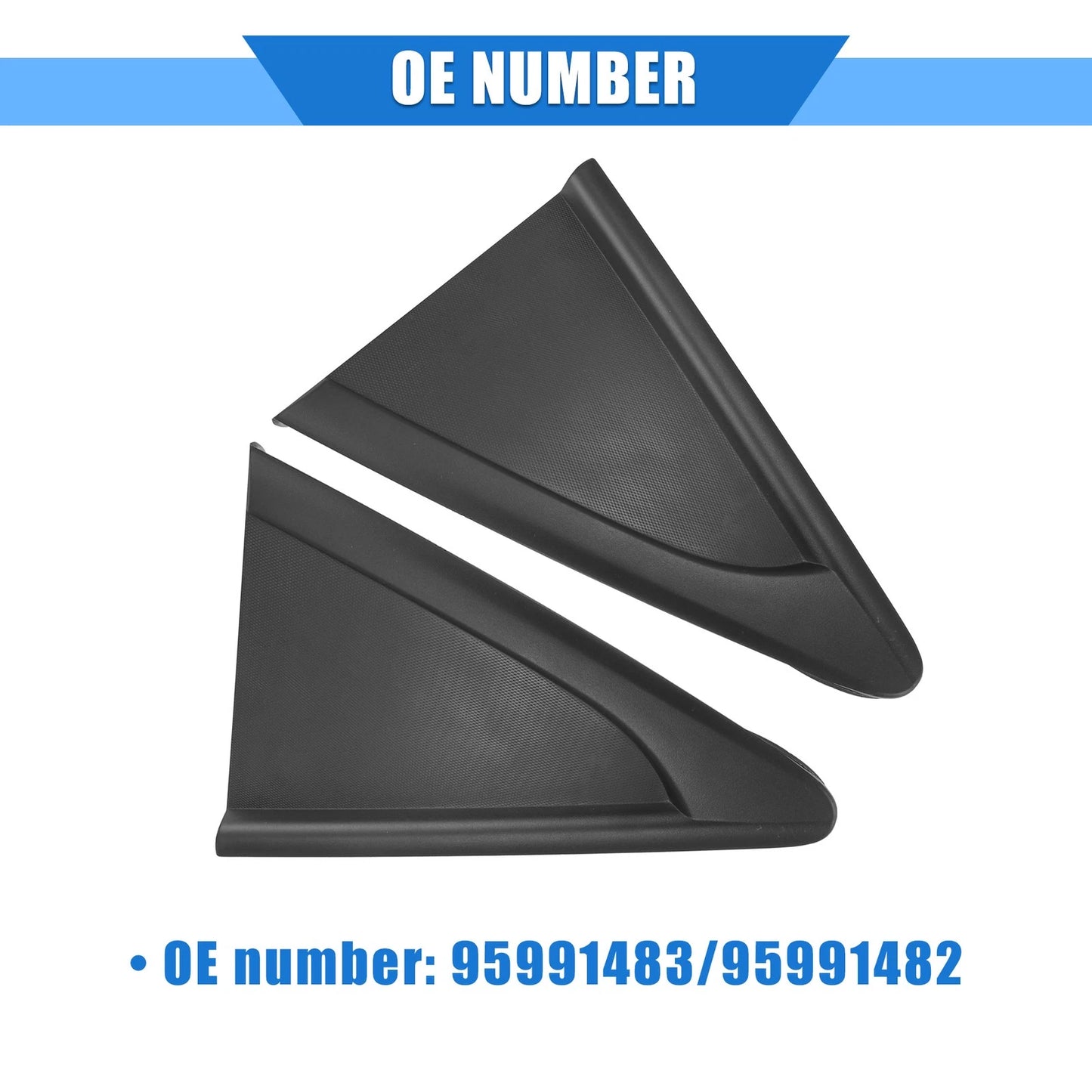 Rear Left Right Mirror Corner Triangle Fender Cover for Chevrolet Cruze
