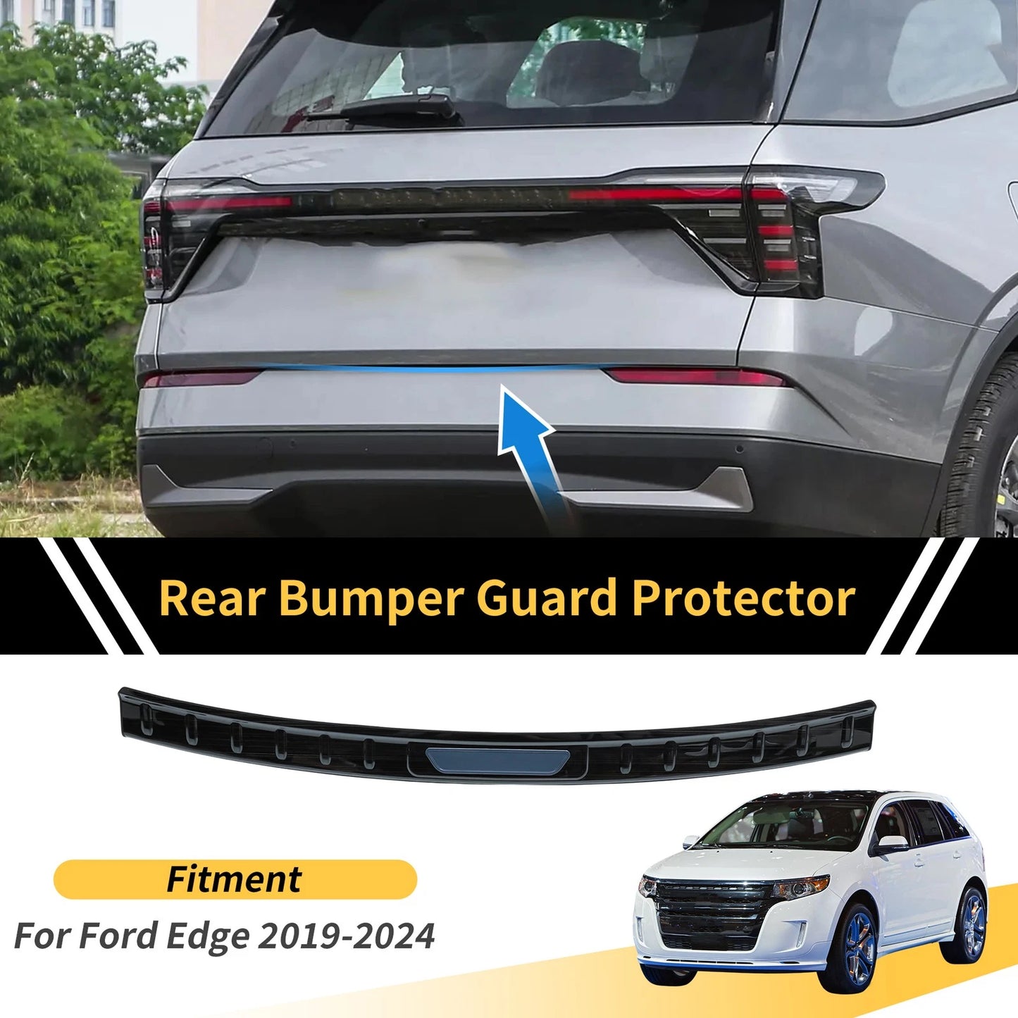 Bumper Guards 1 Pc for Ford Edge (2019-2024)