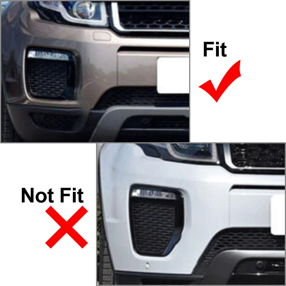 2 x Fog Light Lamp Surround Trim for Land Rover Range Rover Evoque (2016-2019)