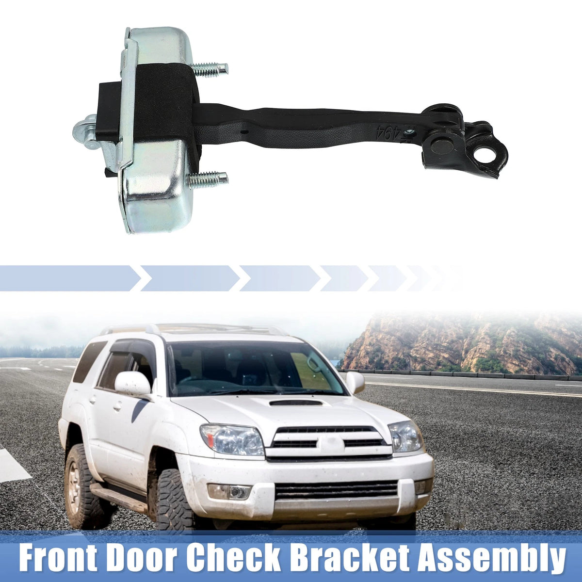 Front Door Check Stop Strap Limiter for Toyota 4Runner, FJ Cruiser (2003-2023)
