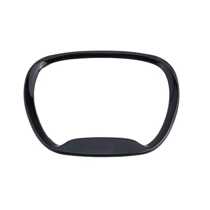 Steering Wheel Cover Sticker Black Carbon Fiber ABS for Car
