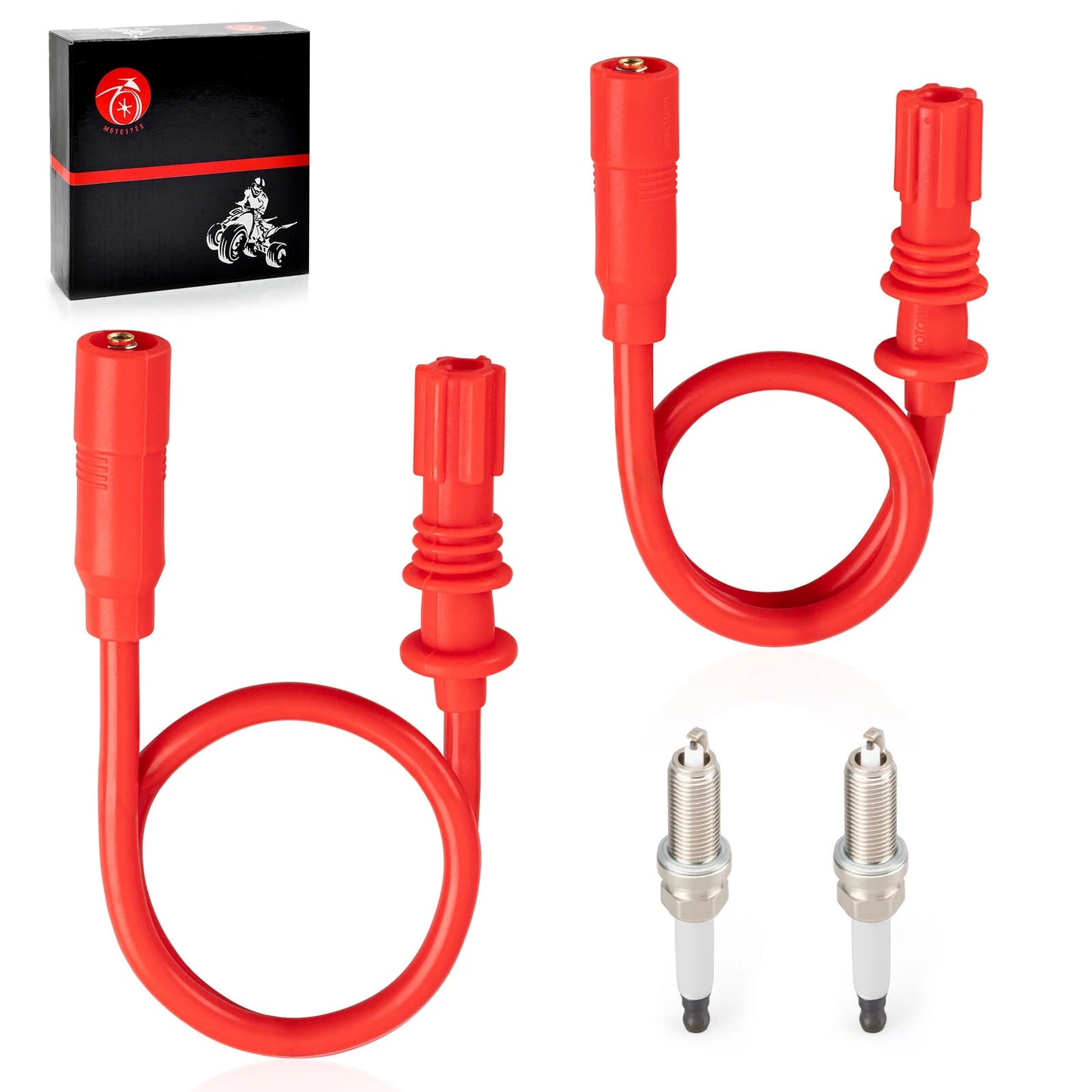 Spark Plug & Wire Cap for Polaris Scrambler Sportsman 850 (2012–2014)