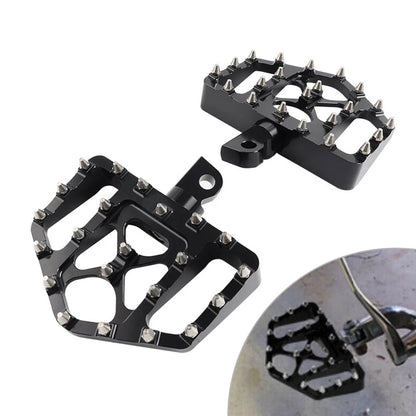 Wide Foot Pegs MX Style Floorboard for Harley Touring & Sportster (2000-2023)