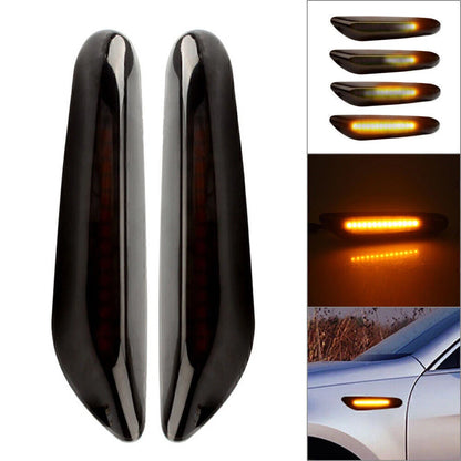Dynamic Sequential LED Side Marker Turn Signal Light for BMW E90 E92 E82 E88