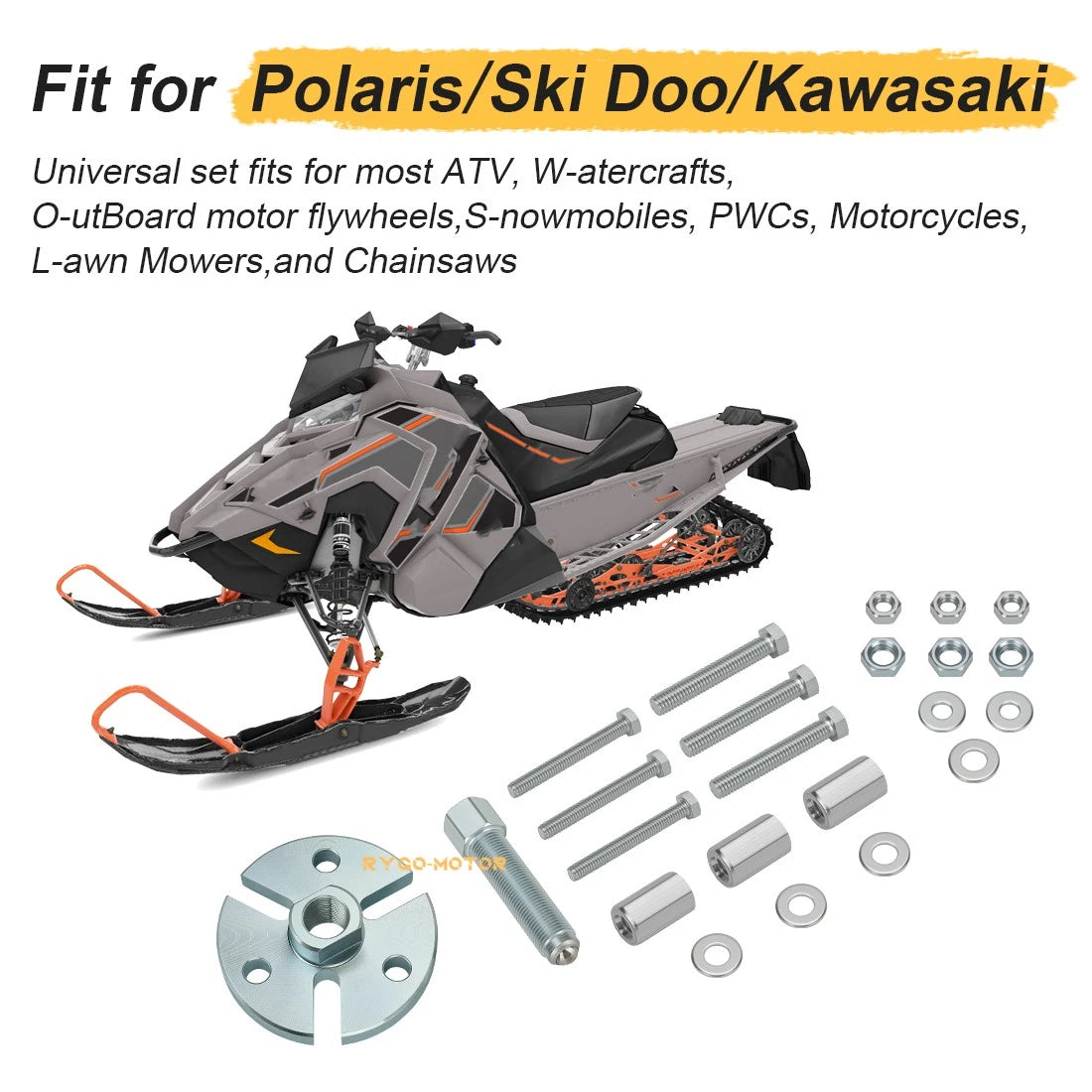 Universal Flywheel Puller for ATVs Motorcycles Snowmobiles Scooters Outboard