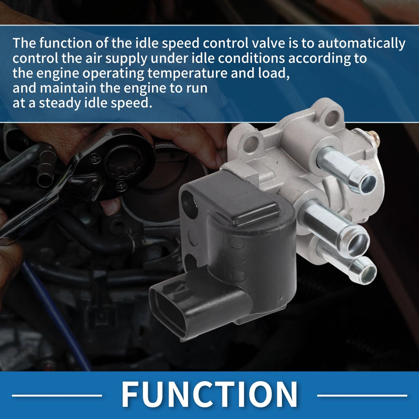 Idle Air Control Valve for Toyota RAV4 1996-2000 (2 x)
