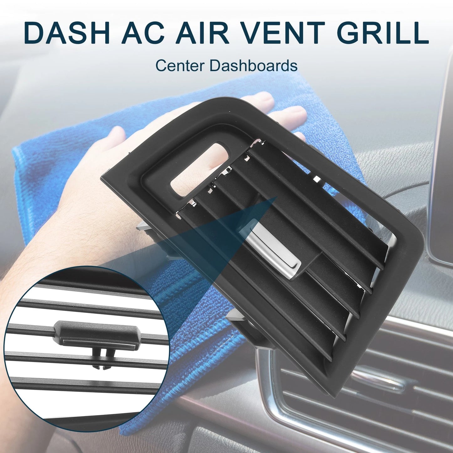 Air Vent Panel Grille for BMW 528i (2011-2016) Black