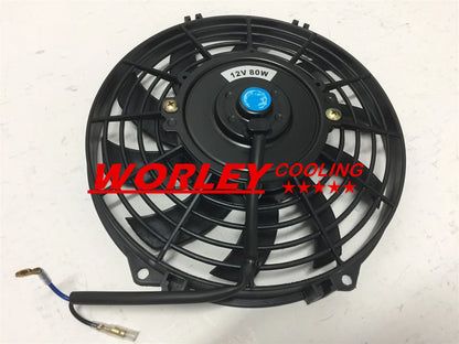 50mm Aluminum Radiator & 9" Fans for Austin Rover Mini 1275 GT (1959-1997)