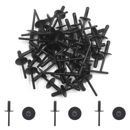 50 x 6mm Plastic Rivets Door Bumper Fasteners for BMW
