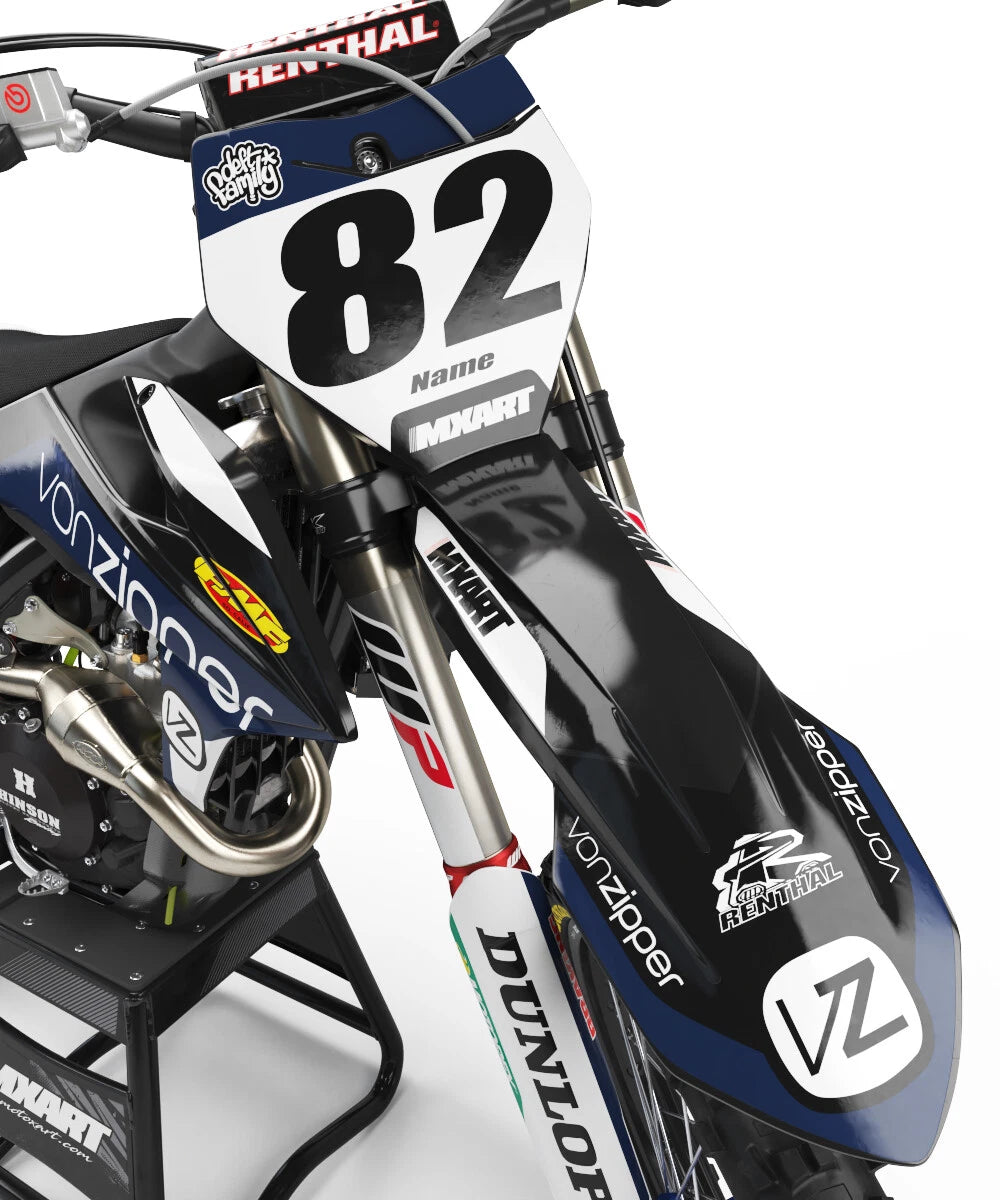KTM 50 Custom Graphics Full Kit FLOW STYLE Stickers Decals (2009-2015)