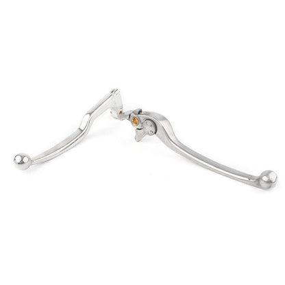 2 x Chrome Brake Clutch Levers for Yamaha YZF R1, YZF R6, R6S (1999-2010)