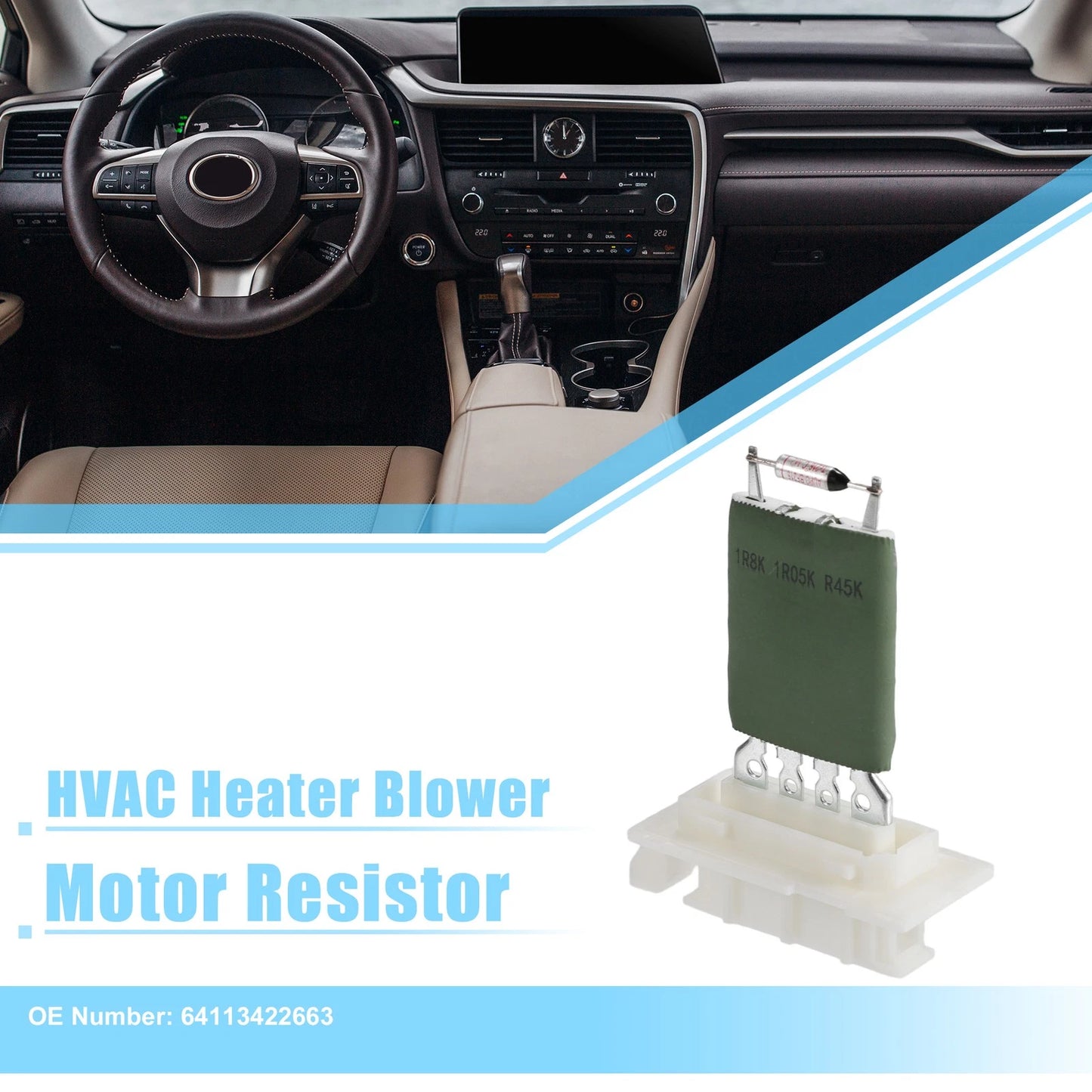 Heater Blower Motor Resistor for Mini Cooper (2002-2015)