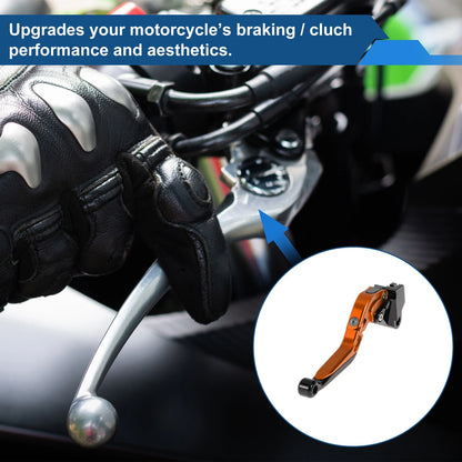 Brake Clutch Lever Orange Black for Kawasaki VERSYS 650