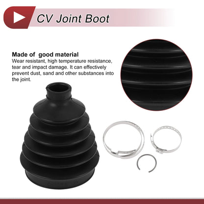 Outer CV Joint Boot Kit w/ Clamps for Toyota Highlander (2008-2013)