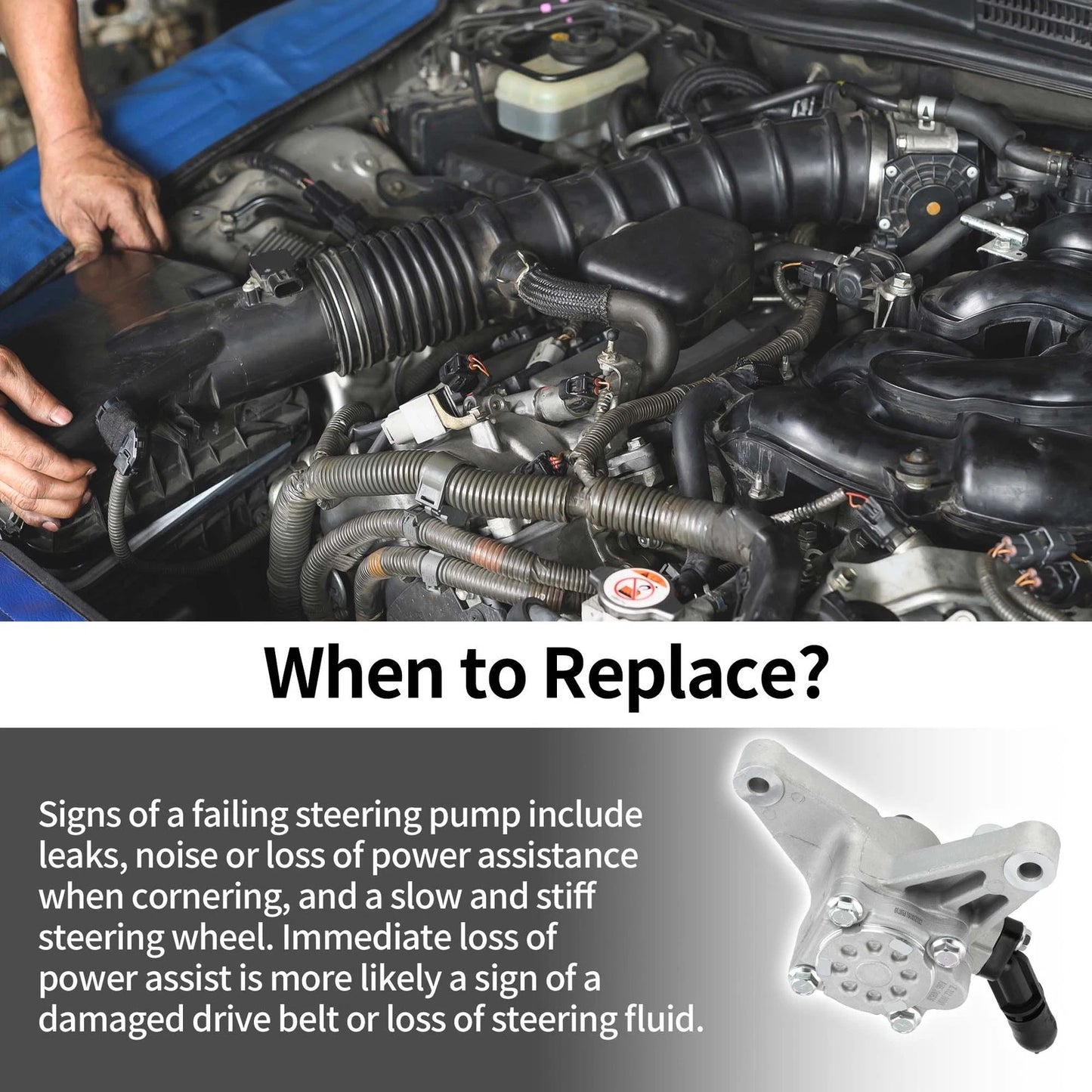 Power Steering Pump for Acura TL (2004-2008)