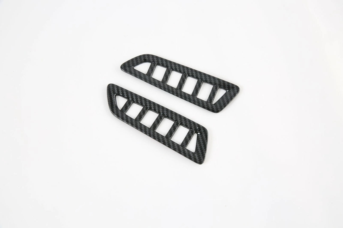 Carbon Fiber Look Front Console Air Vent Cover Trim for KIA SORENTO (2021-2023)
