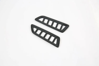 Carbon Fiber Look Front Console Air Vent Cover Trim for KIA SORENTO (2021-2023)