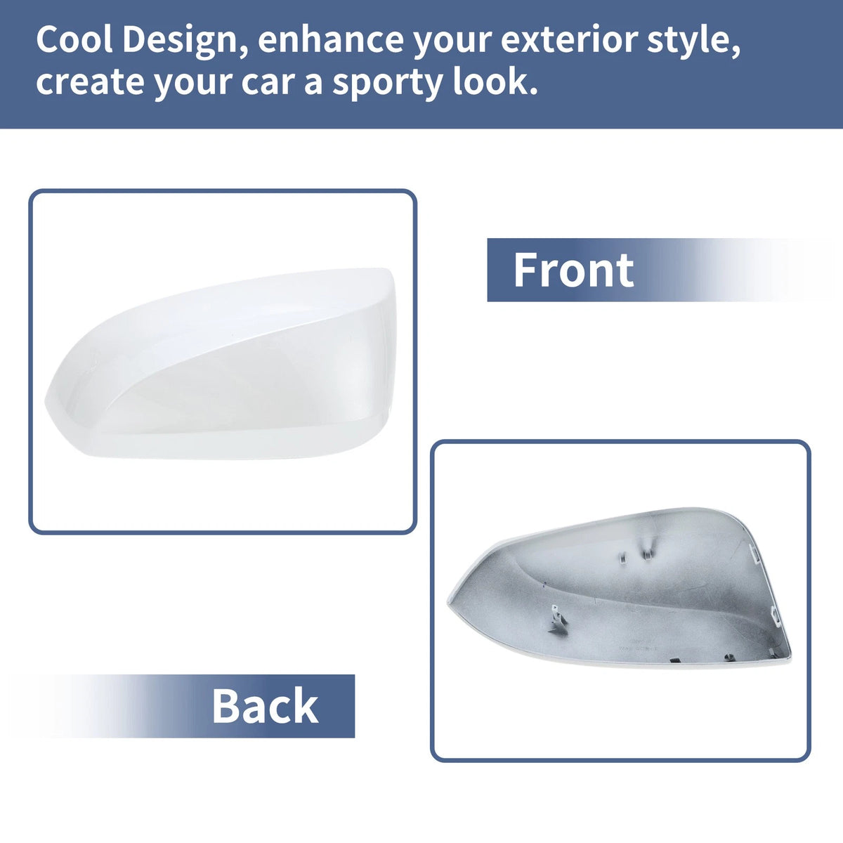 Left Passenger Side Mirror Cover Cap for Toyota RAV4 LE 2019-2023