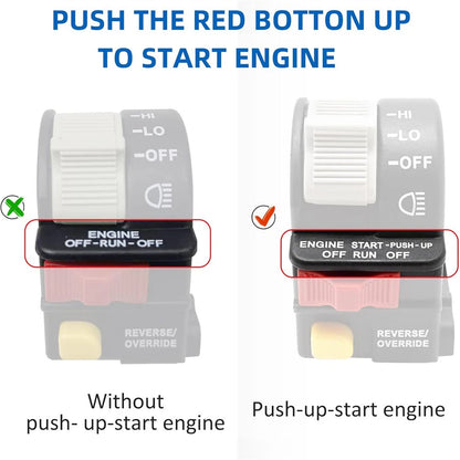 Left Handlebar Start Switch Headlight for Polaris ATV Xplorer 400 Xpedition 425 (1996-2004)