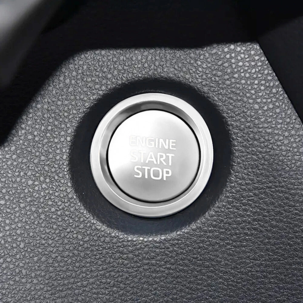 Alu Engine Start Stop Switch Cover Trim for Toyota Corolla (2019-2023)