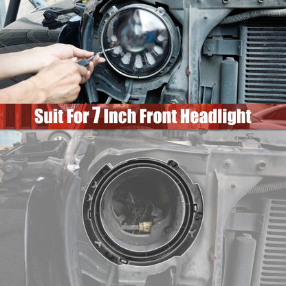 7 Inch Headlight Mounting Bracket Set for Jeep Wrangler JK (2007-2017)