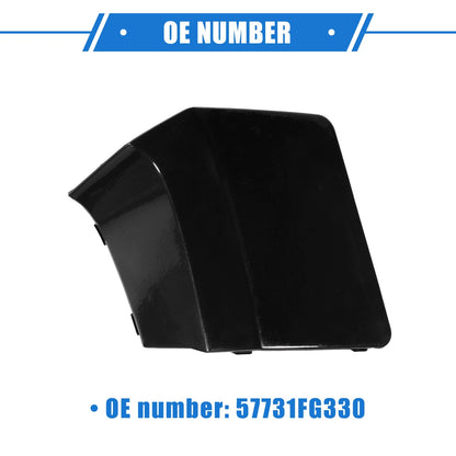 Front Bumper Tow Eye Hook Cover for Subaru Impreza (2010-2014) Glossy Black